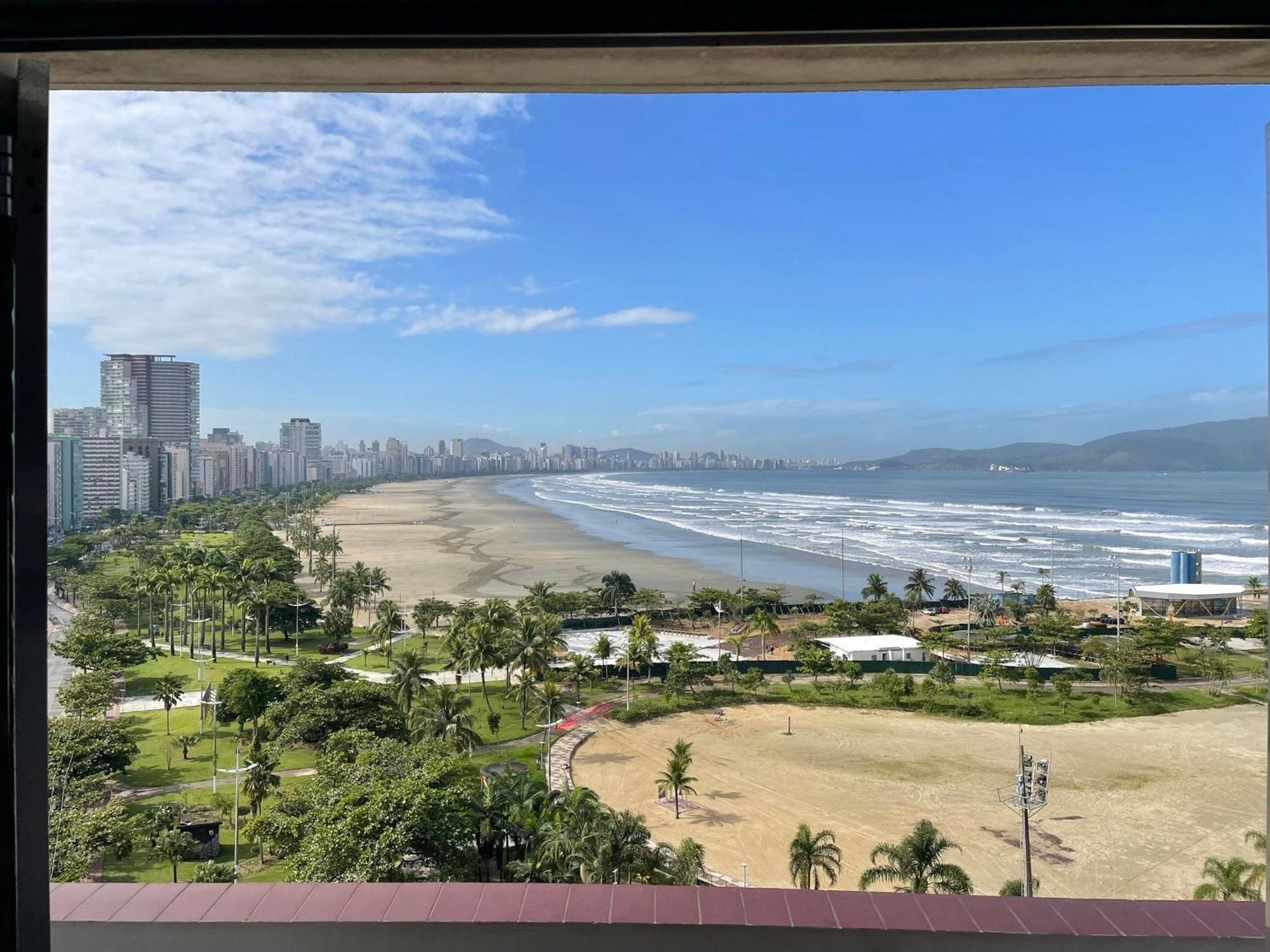 Apartamento Pe Na Areia Melhor Vista Mar De Santos Экстерьер фото