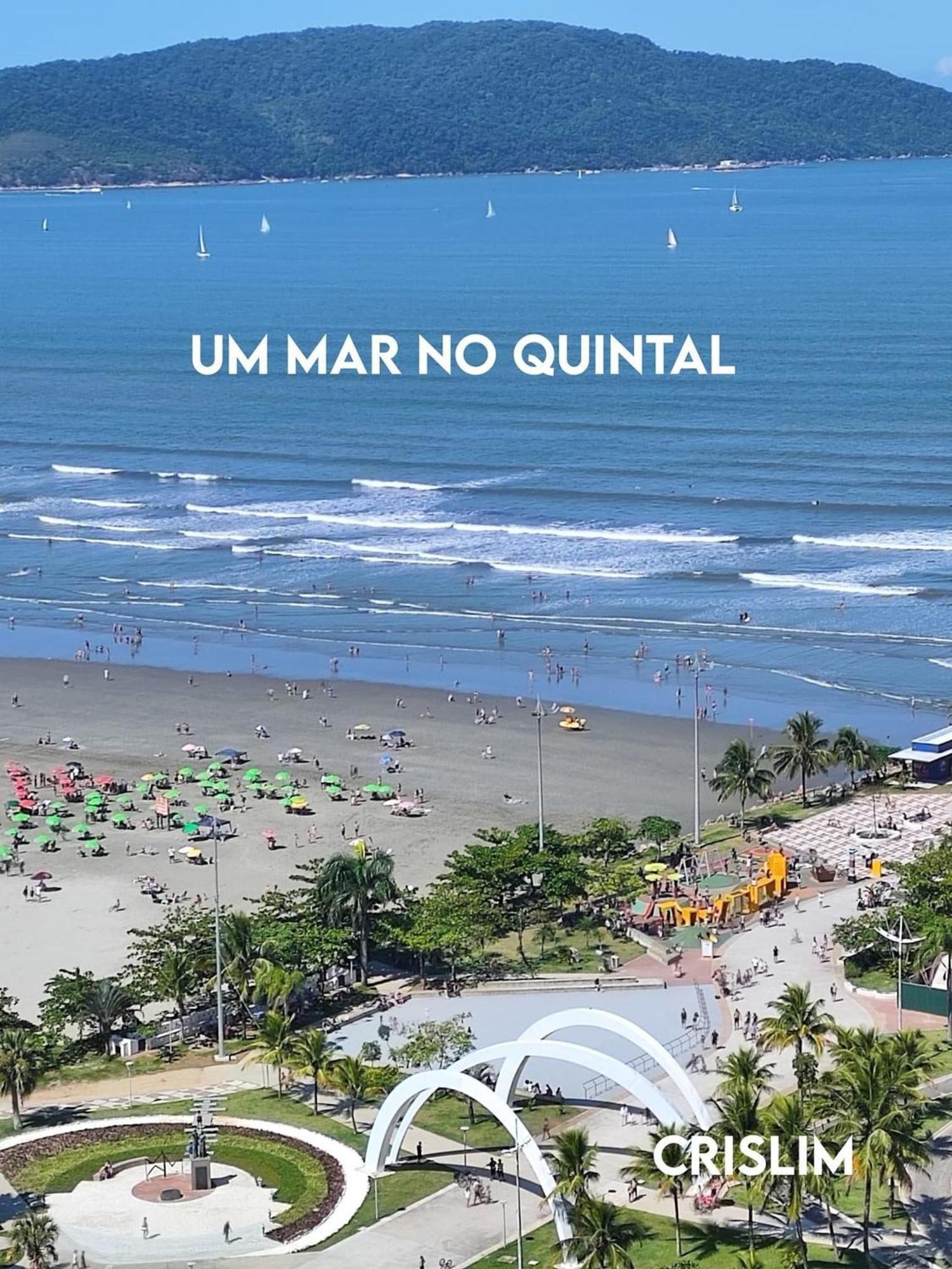 Apartamento Pe Na Areia Melhor Vista Mar De Santos Экстерьер фото
